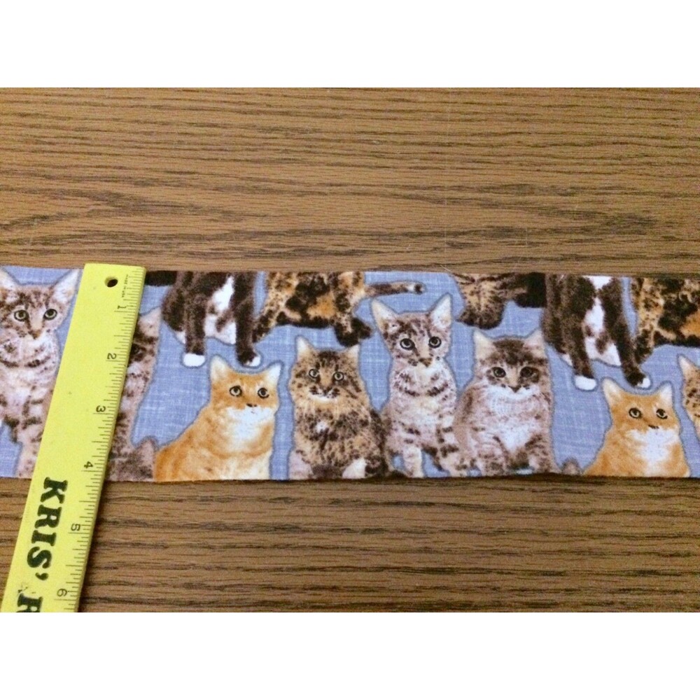 Handmade Door Draft Blocker 36" Cotton Cat Design, new Unfilled Empty